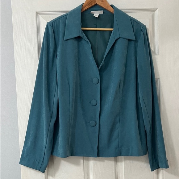 Dress Barn Jackets & Blazers - Dress Barn Teal Blazer